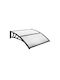 Costway Polycarbonat Kapuzinerdach P102xB99cm