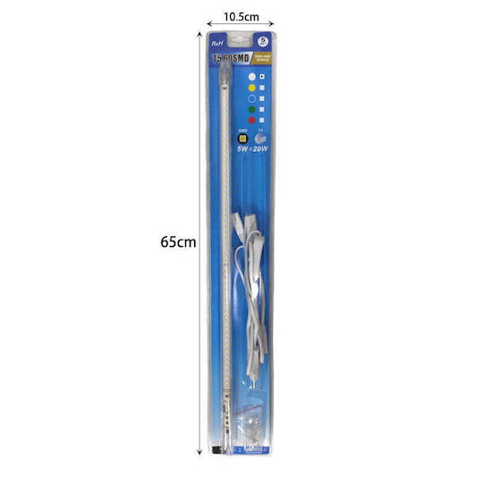 Φωτιστικό Πάγκου Κουζίνας LED 5W Kühles Weiß mit Schalter 58cm.
