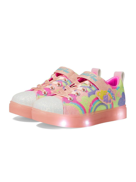 Skechers Kinder-Sneaker mit Lichtern Koralle