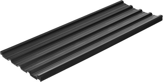 Outsunny Metal Fence Panel in Gray Color 1.29m x 45cm