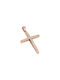 Women's Rose Gold Cross 14K