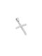 Women's White Gold Cross 14K