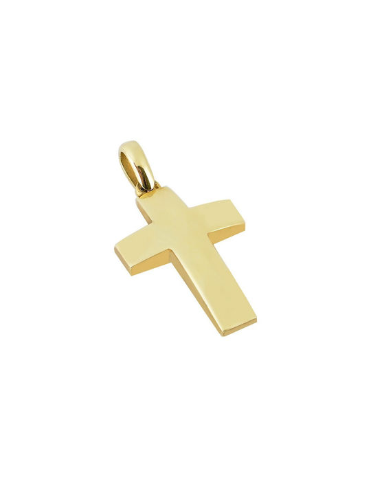 Herren Gold Kreuz 14K