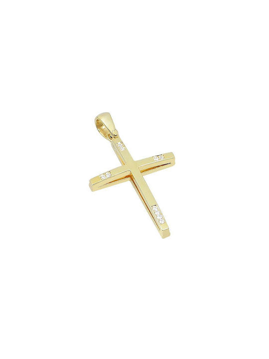 Femeiesc Aur Cruce 14K