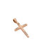 Women's Rose Gold Cross 14K