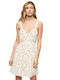 Superdry Mini Slip Dress Kleid Weiß