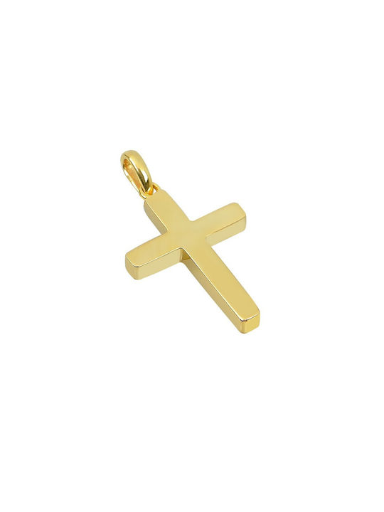 Herren Gold Kreuz 14K