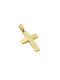 Herren Gold Kreuz 14K