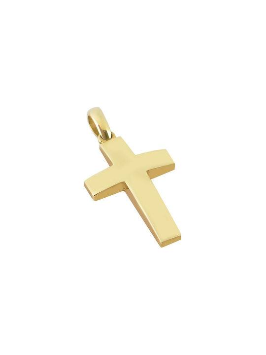 Herren Gold Kreuz 14K