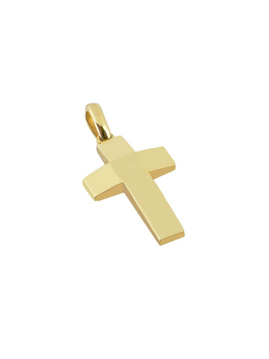 Herren Gold Kreuz 14K