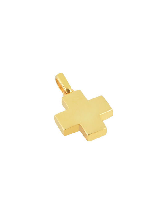 Herren Gold Kreuz 14K