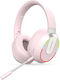 L850 Life Studio Over Ear Gaming Headset with Connection 3.5mm Pink