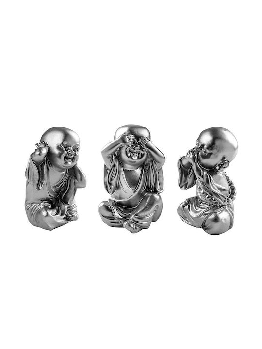 Aberto Design Metallic Decorative Miniature 3pcs