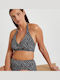 Bikini Τριγωνάκι Animal Print Πράσινο