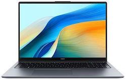 Huawei MateBook D16 2024 16" IPS (i5-12450H/16GB/512GB SSD/W11 Home) (US Keyboard)