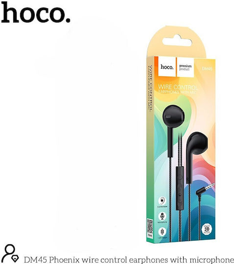 Hoco În ureche Handsfree cu Mufă 3.5mm Negru