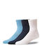 Xcode Παιδικές Κάλτσες Μακριές Tennis Navy/cyan/white 3 Ζευγάρια