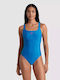 Sportlicher Blaues Badeanzug