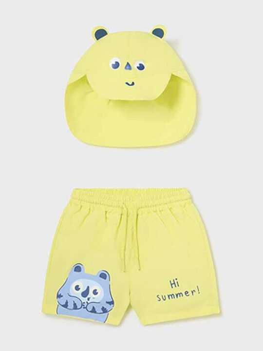 Mayoral Play Kids Swimwear Swim Shorts with Hat...