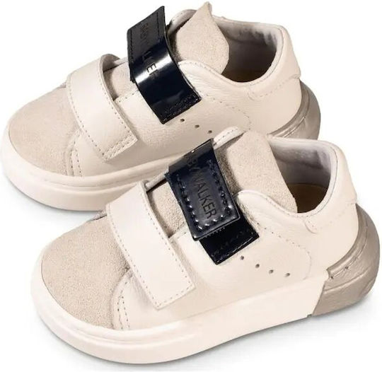 Babywalker White-Blue-Grey Baptism Sneakers