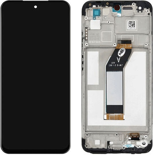 Mobile Phone Replacement Screen with Touch Mechanism and Frame for Xiaomi Redmi 10 10 2022 10 Prime 10 Prime 2022 Black