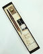 Francesco Rubinato Set Calligraphy Pen Brown with Blue Ink