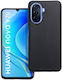 Matt Umschlag Rückseite Silikon 1.2mm Schwarz (Huawei Nova Y70)
