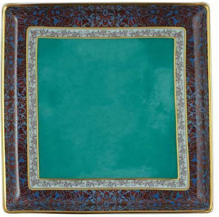 Raynaud Limoges Porcelain Decorative Platter Turquoise
