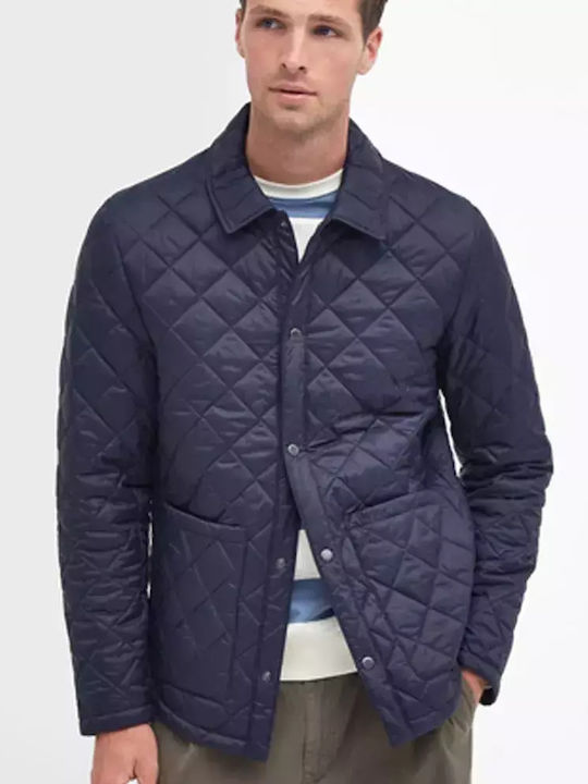 Barbour Ανδρικό Χειμωνιάτικο Μπουφάν Puffer Navy