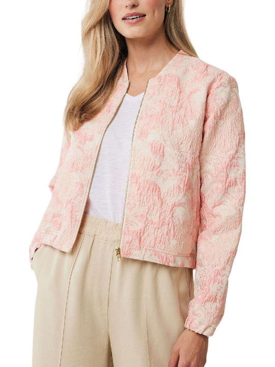 Κοντό Γυναικείο Bomber Jacket Coral