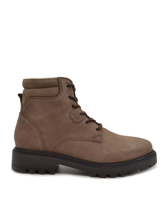 Leather Men's Boots Brown Hawkins Men's Boots Model MH589H08 Brown