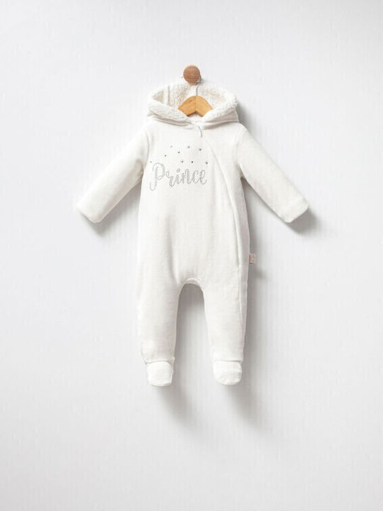 Babyline Baby-Strampler Kinderwagenanzug Weiß