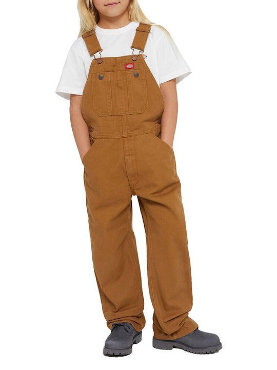 Dickies Παιδική Σαλοπέτα Rinsed Brown