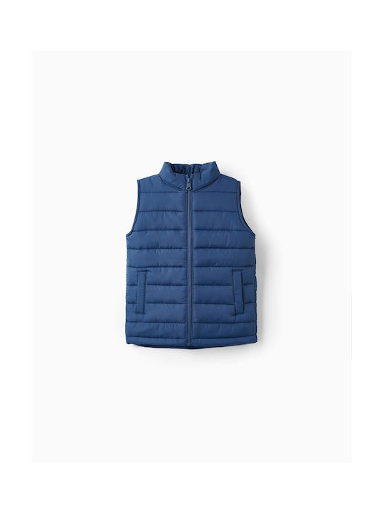 Zippy Kids Quilted Jacket Sleeveless Blue