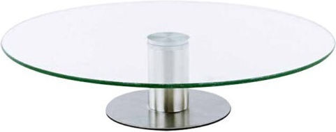 JK Home Decoration Πλατώ Σερβιρίσματος Τυριών Περιστρεφόμενο Ξύλινο 30x7εκ.