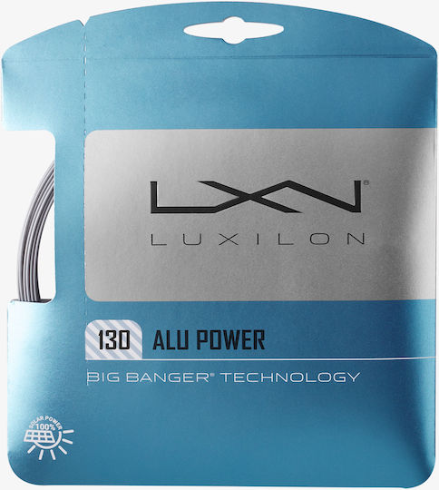 Luxilon Alu Power Χορδή Τένις Ασημί 12m, Φ1.30mm