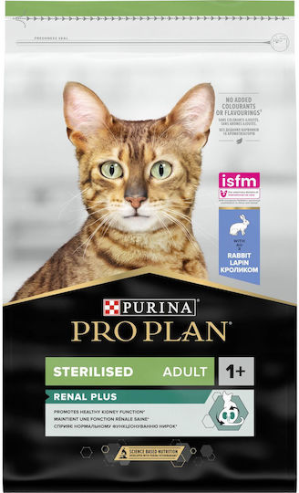 Pro Plan OptiRenal Суха Храна Без Глутен За Кастрирани Котки С Заек 10kg