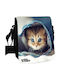 Damen Schultertasche Schwarz