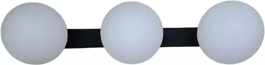 Stimeno Leuchte Wand mit Fassung G9 Schwarz 15cm