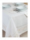 Față de masă cu Broderie Set 13buc Nο78257 Embroidered 180x270cm