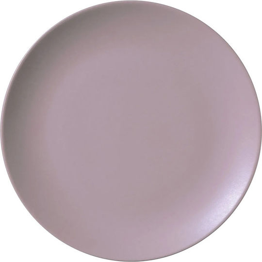 Porto Brasil Bio Mahogany Porto Brasil Plate Shallow Ceramic White with Diameter 27cm