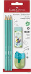 Faber-Castell Jungle Pencil Set with Eraser