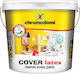 CHromodomi Cover Latex Base Tr Plastik Farbe für Innenbereich Verwendung Weiß 3Es