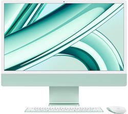 Apple iMac 24" 2023 (M3-8-core/8GB/512GB SSD/10-Core GPU/macOS) Green Engleză Internațională