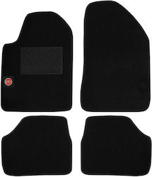 Autopataki Satz Vorder- und Rückseite 4Stück für Fiat Marea 1995-2001 Schwarze