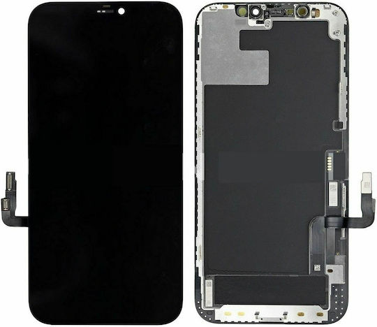 Ersatzbildschirm Mit Touch-Mechanismus Für iPhone 12 / 12 Pro Schwarz