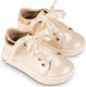 Babywalker Ecru Baptism Leather Sneakers