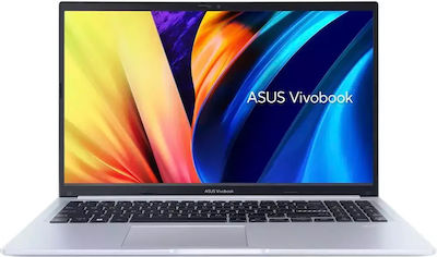 Asus VivoBook 15 X1502ZA-BQ2015CW 15.6" FHD (i5-12500H/8GB/512GB SSD/W11 Acasă) Cu mouse și rucsac ASUS gratuit Icelight Silver (Tastatură GR)