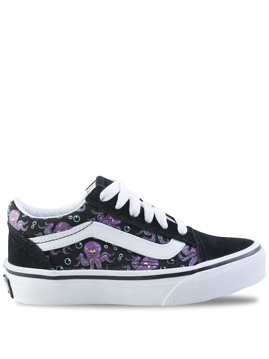 Vans Old Skool Glow Παιδικά Sneakers Μαύρα