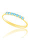 Fa Cad'oro Femeie Inel cu Zirconiu din Aur 14K